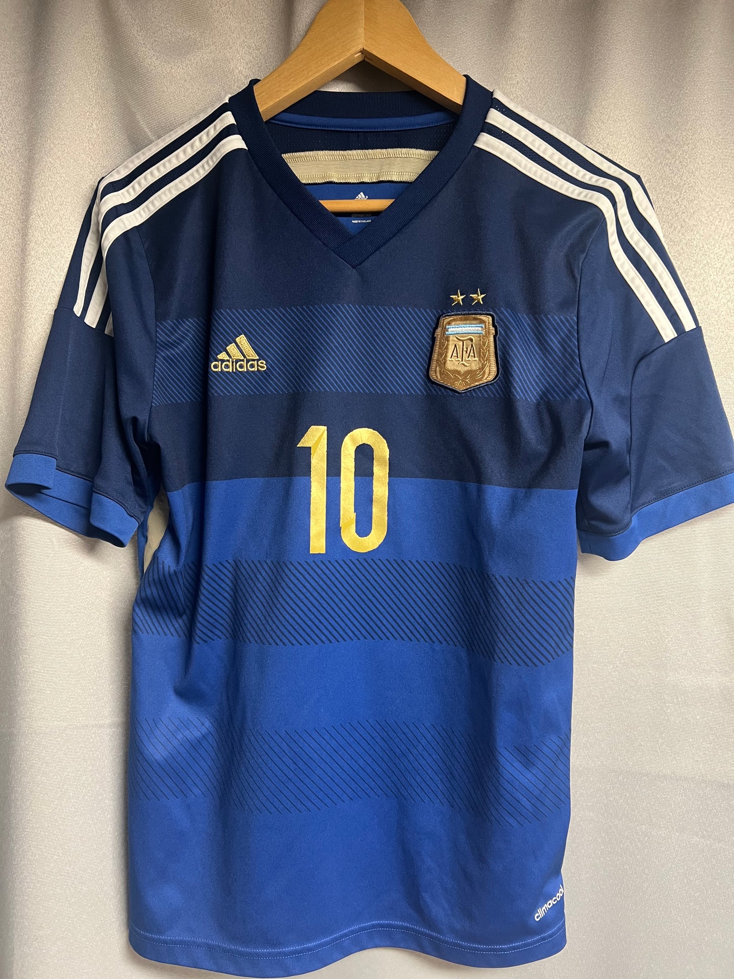 2014 World Cup Argentina Away Shirt - Messi #10